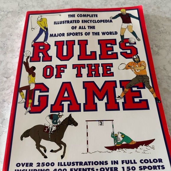 Illustrated Encyclopedia of the Sports of the World Rules of the Game Paperback - Picture 1 of 14